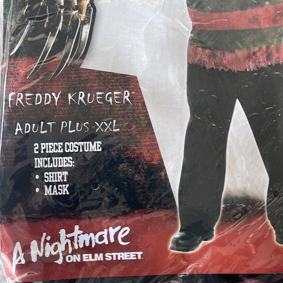 Freddy Krueger Adult Costume Kit! New! - Picture 7 of 8
